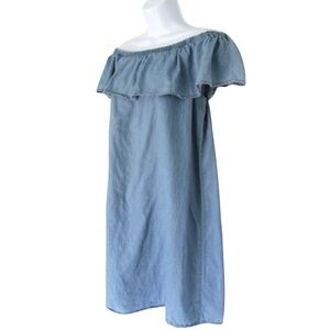 Sauci Denim Off-Shoulder Dress‎ Size L